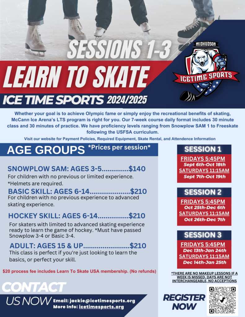 Learn to Skate 2024/2025 - Sessions #1-3